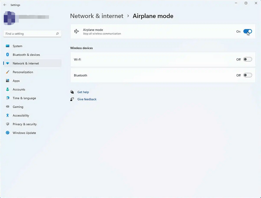 检查是否开启了飞行模式 检查是否开启了飞行模式