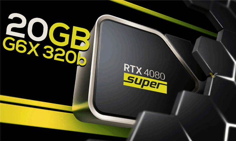 RTX 4080 SUPER概念图 RTX 4080 SUPER概念图
