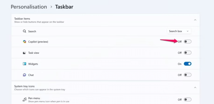 从任务栏删除copilot.png 从任务栏删除copilot.png