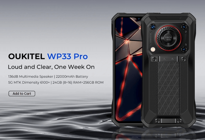 Oukitel WP33 Pro配置参数速览，不只有大电池