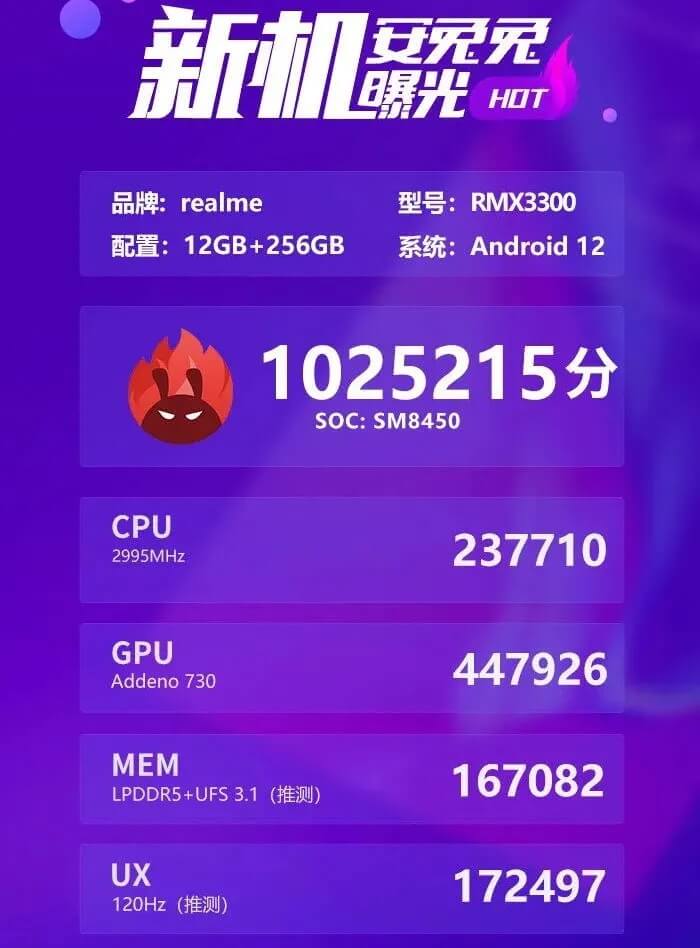 骁龙8-Gen1跑分 骁龙8-Gen1跑分