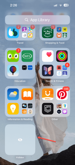 查看隐藏或锁定App-1.png 查看隐藏或锁定App-1.png