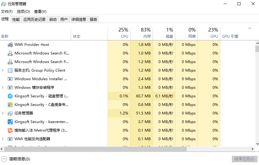 3.在任务管理器内关闭不需要的任务.png 3.在任务管理器内关闭不需要的任务.png