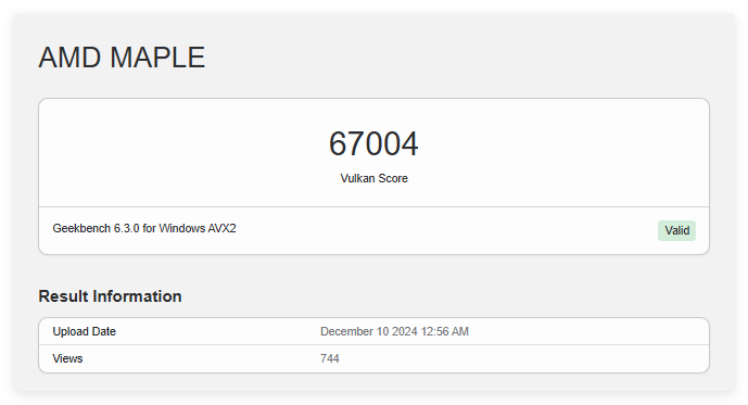 Vulkan 得分 Vulkan 得分