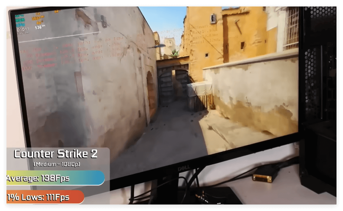 RTX A400 CS2实测 RTX A400 CS2实测