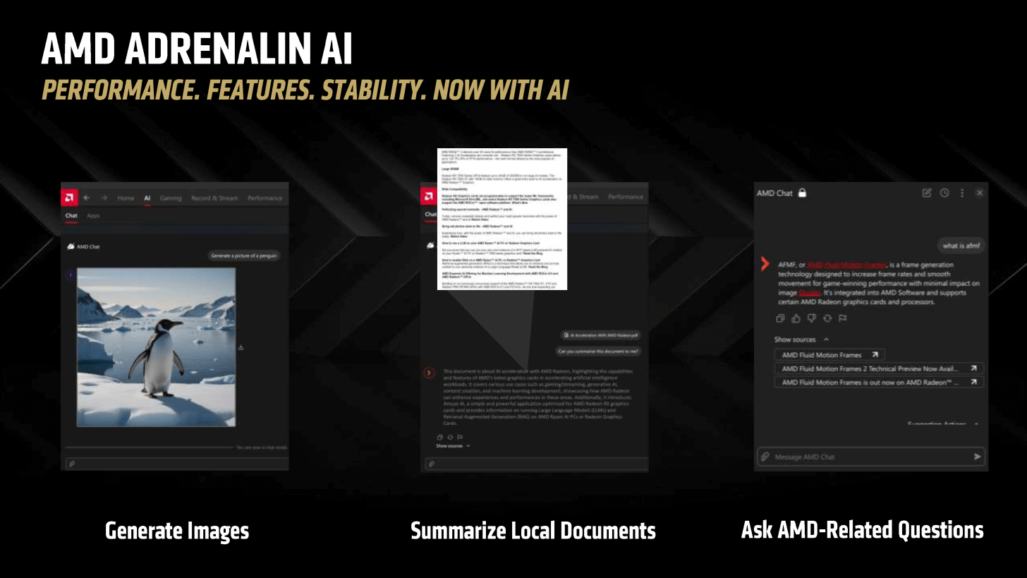 AMD Adrenalin AI AMD Adrenalin AI