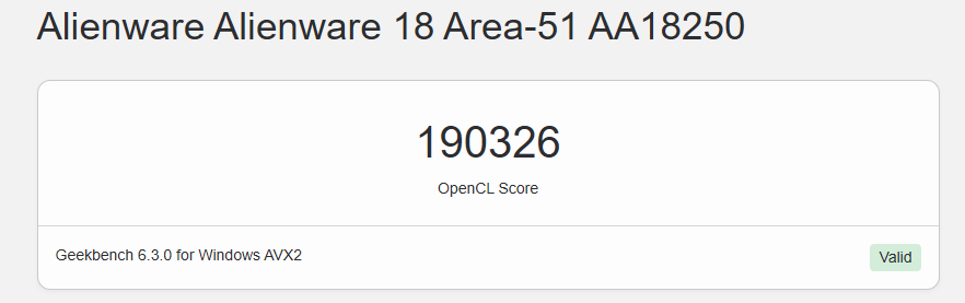 OpenCL跑分 OpenCL跑分